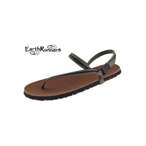 Earth Runners minimalist barefoot sandal perfect for travel and outdoor adventures, inspired by barefoot walking and eco-friendly footwear for backpackers.