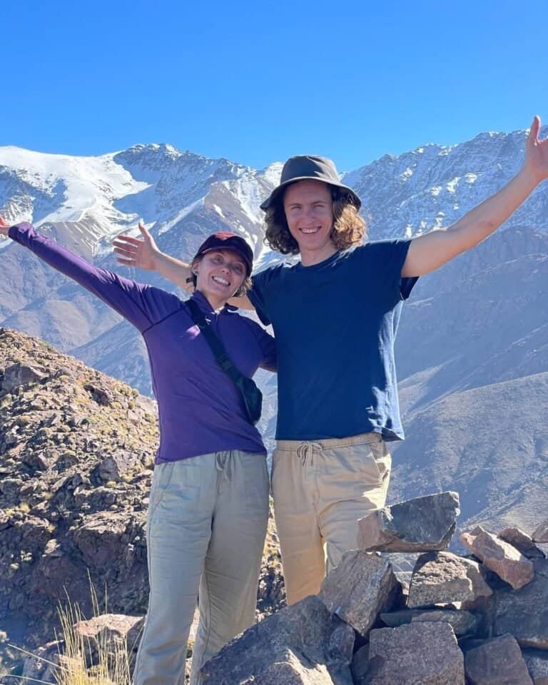 Ellen and Greg founders of Barefoot Backpackers