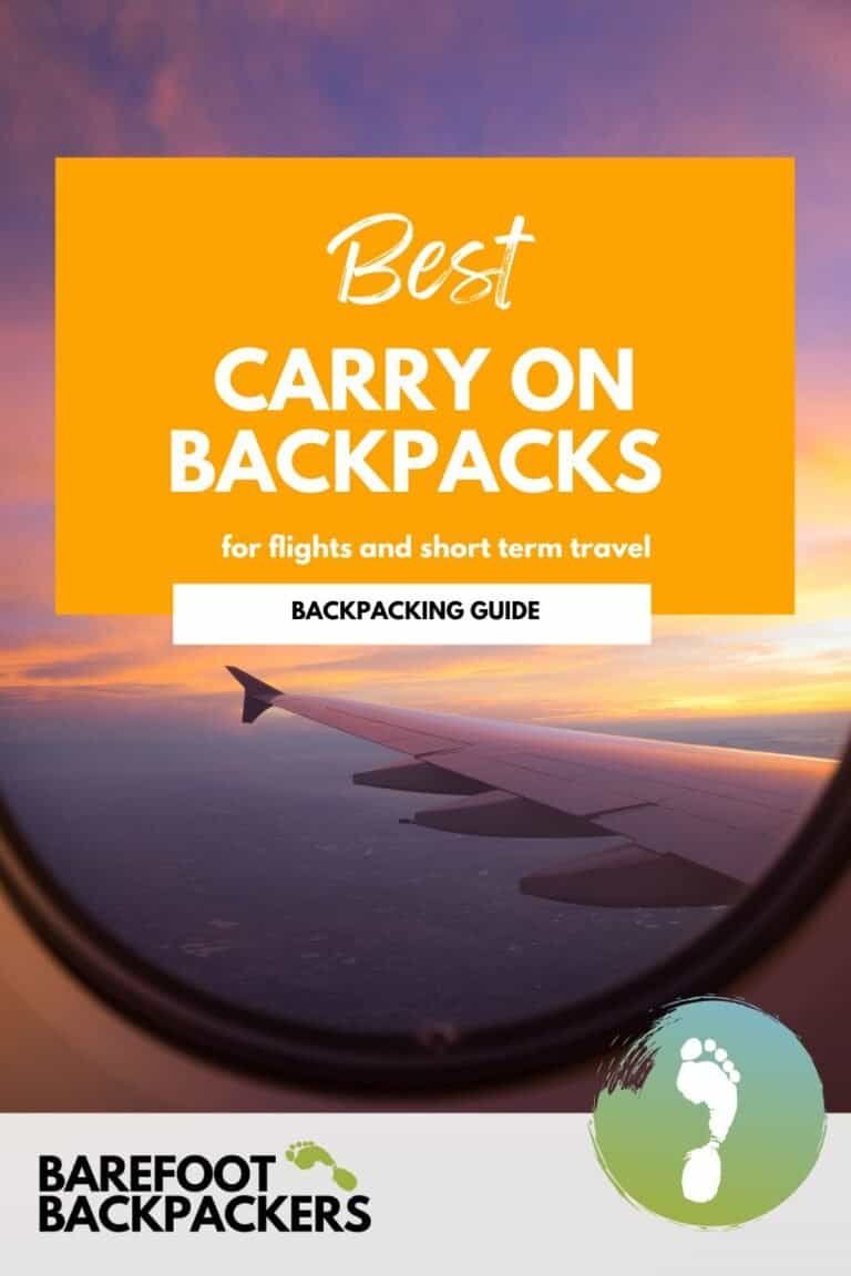 Pinterest image for Best Carry On Backpack for Travel