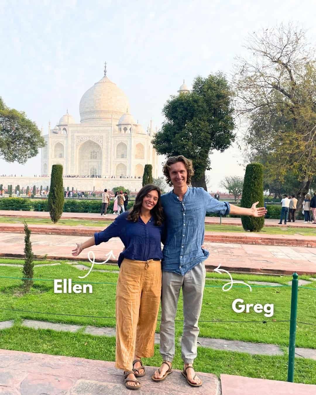 Ellen and Greg outdoors