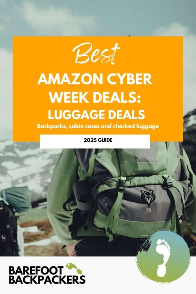 Pinterest image for Cyber Week and Black Friday Luggage Deals 2025: Backpacks and Cases