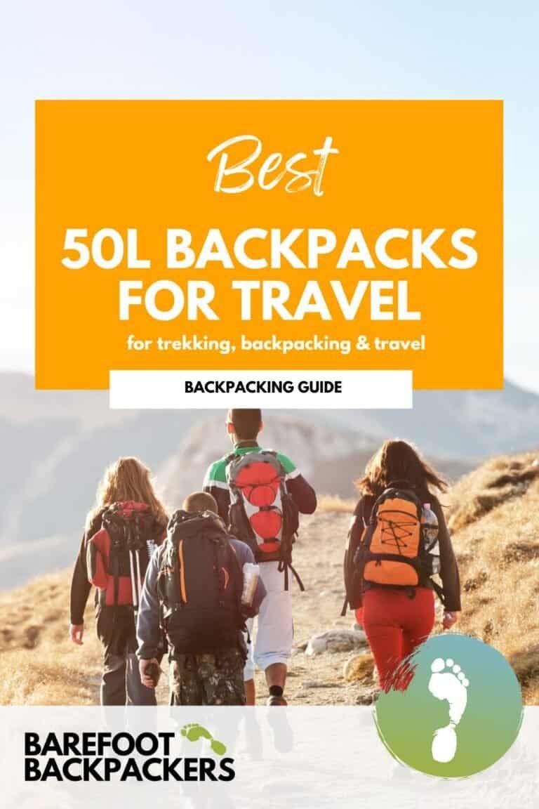 Pinterest image for Best 50L Backpack for Travel and Treks