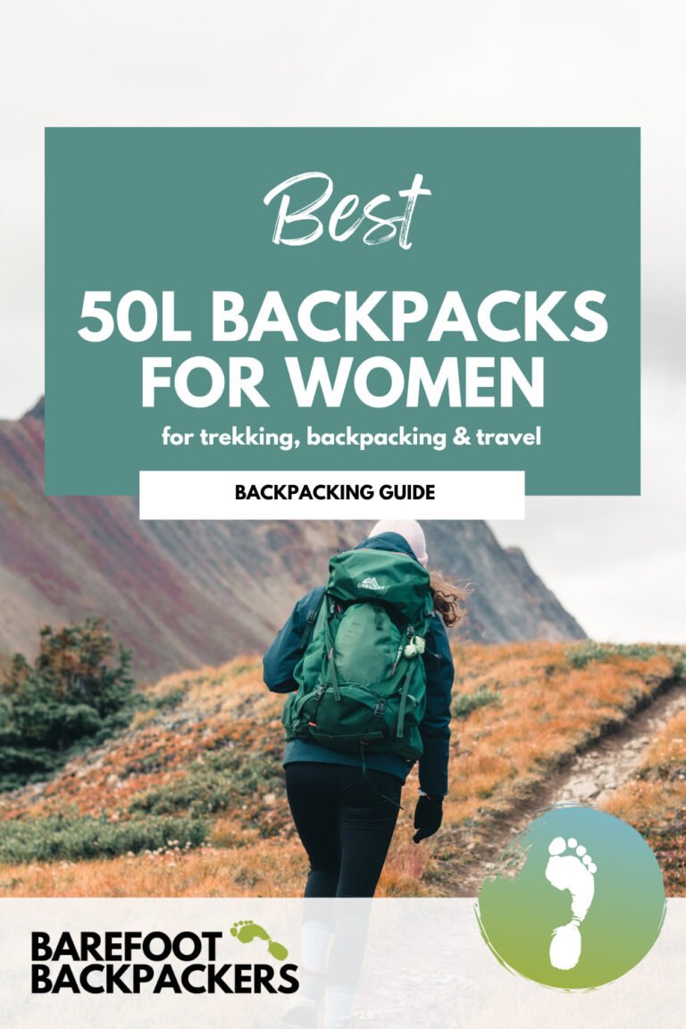 Pinterest image for Best 50L Backpacks for Women for Every Adventure