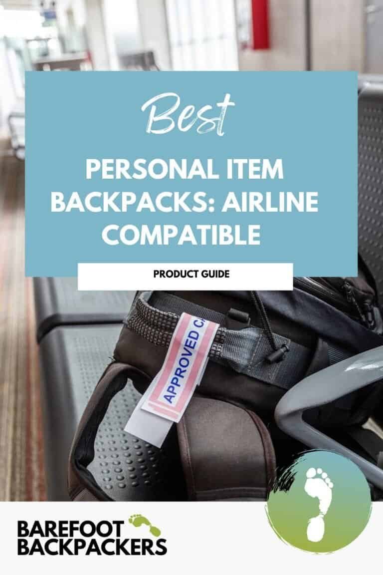 Pinterest image for Best Backpack Personal Item: Airline Compatible 2026