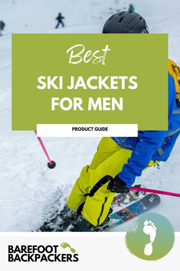 Pinterest image for Best Skiing Jacket Men this Season