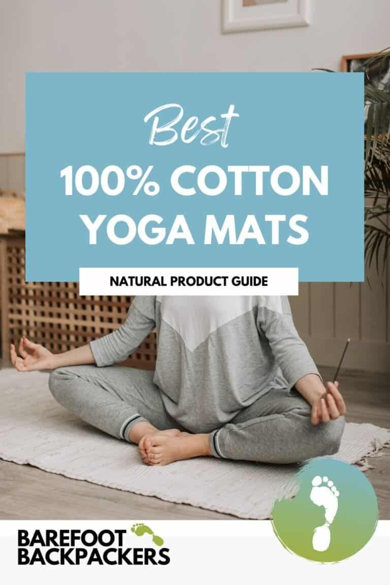 Pinterest image for Best 100% Cotton Yoga Mat Options in 2026