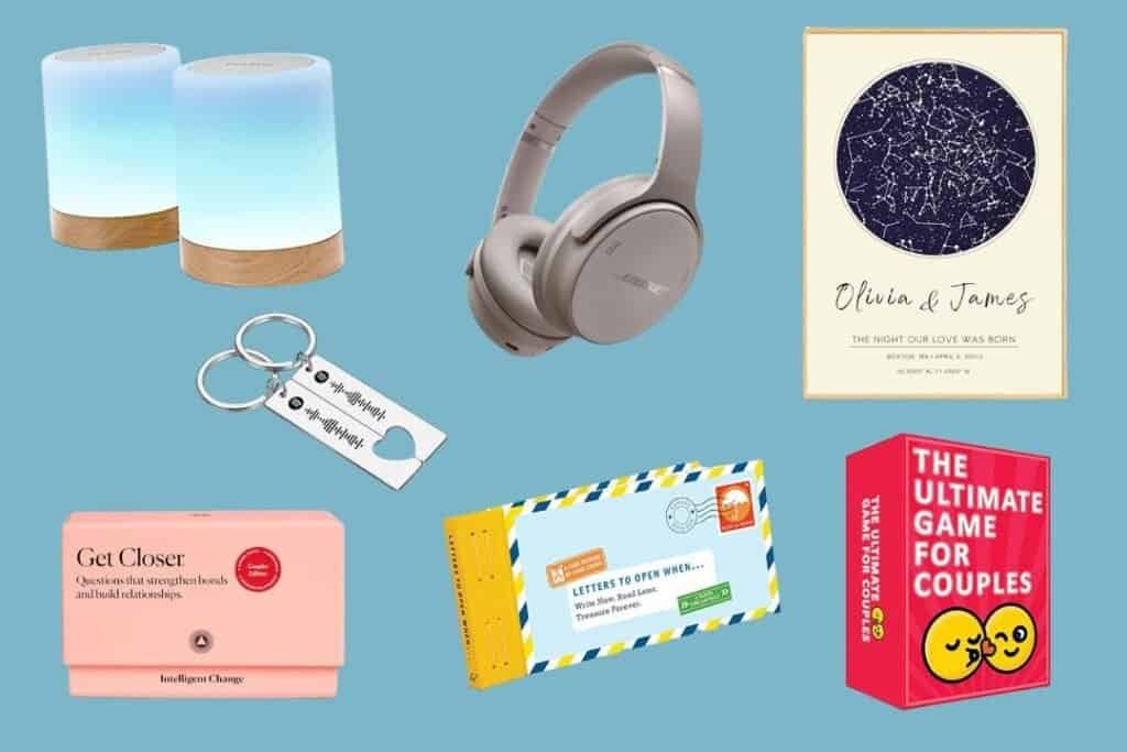 Long Distance Gifts Color-changing LED night lamp with wooden base for cozy ambiance.