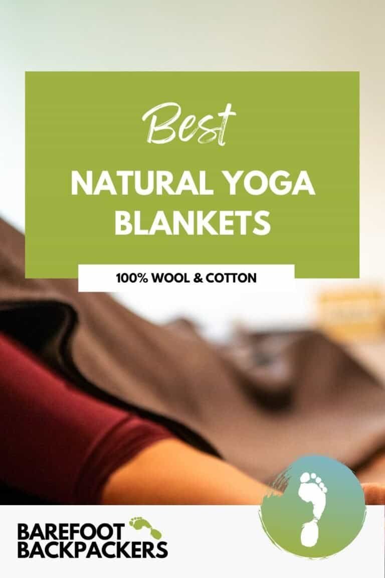 Pinterest image for Best Natural Yoga Blankets: 100% Cotton & Wool