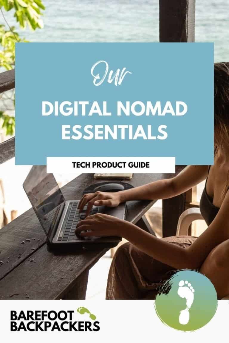 Pinterest image for 16 Digital Nomad Essentials for Working Comfortably From Anywhere