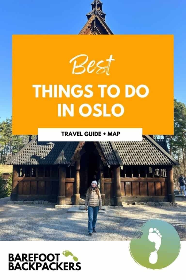 Pinterest image for Things to do Oslo: Map, Guide & Tips