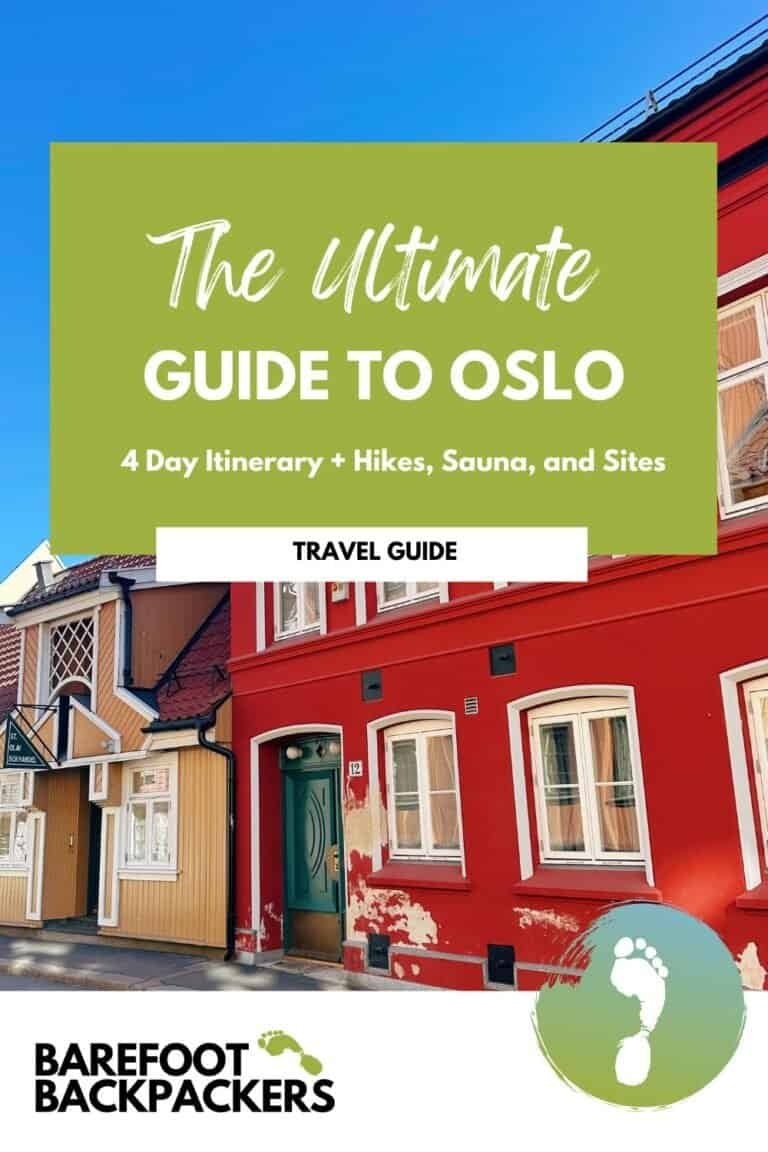 Pinterest image for Oslo 4 Days Itinerary: Tips, Budget + Activity Map