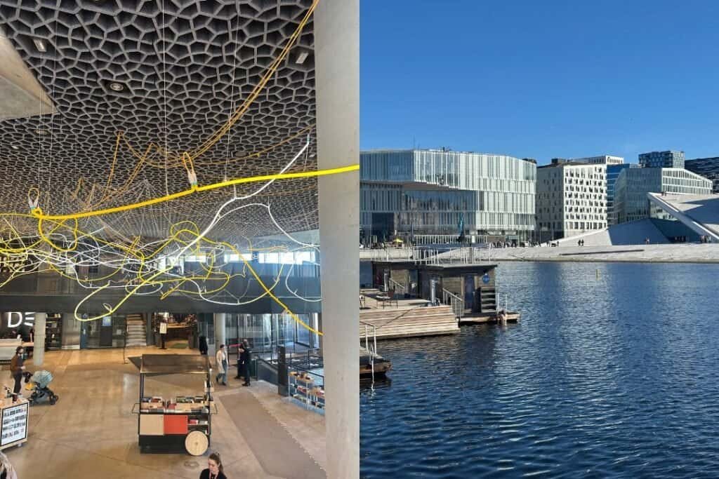 Oslo public library and Opera House