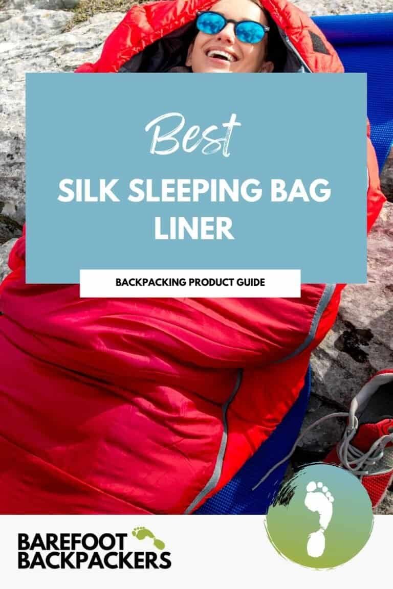 Pinterest image for Best Silk Sleeping Bag Liner: 100% Silk Options & Natural Fibers