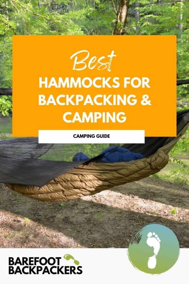 Pinterest image for Best Portable Hammock for Backpacking and Car Camping