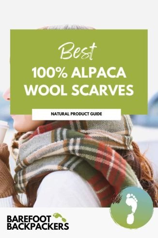 Natural 100% alpaca wool scarves with sustainable, eco-friendly design for mindful travel and cozy winter style.