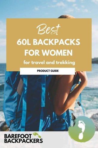 Versatile 60L women’s backpack with ergonomic design ideal for travel and trekking, made from sustainable materials for eco-conscious explorers.