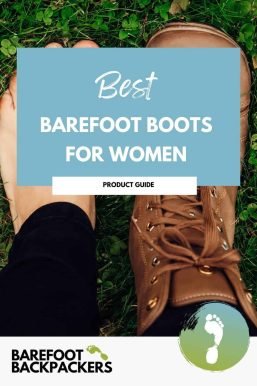 Comfy barefoot boots for women in nature, sustainable, eco-friendly footwear perfect for mindful travel experiences.