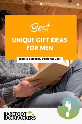 1. Unique gift ideas for men, focusing on sustainable outdoor, sports, and lifestyle products for mindful giving.