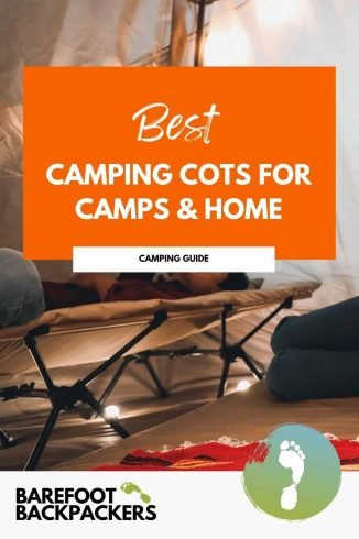 A cozy, portable camping cot ideal for mindful outdoor living and eco-friendly home comfort.