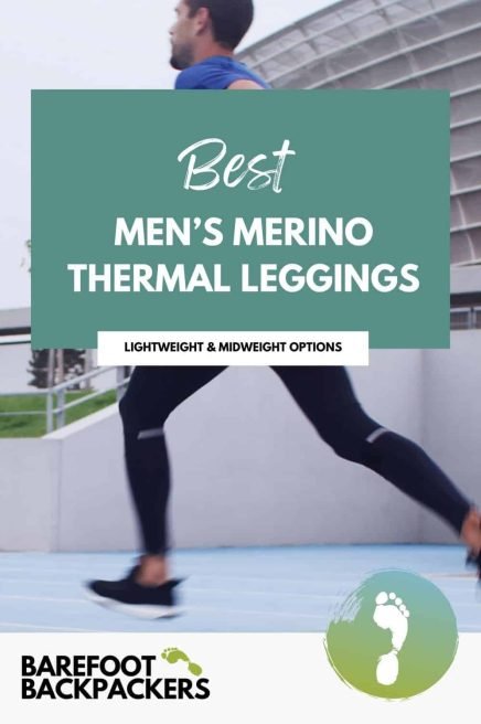Eco-friendly men's merino wool thermal leggings ideal for mindful travelers seeking sustainable, comfortable outdoor clothing.