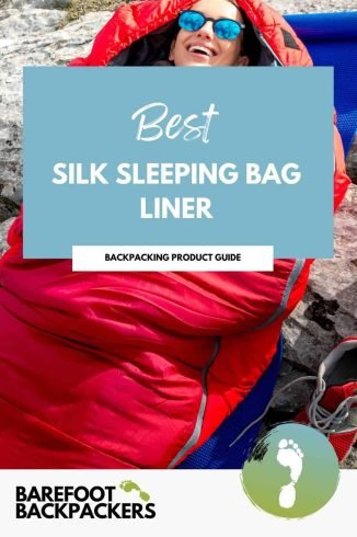 A natural silk sleeping bag liner ideal for eco-conscious travelers seeking comfort and grounding in nature.