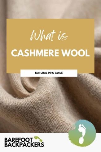 What is cashmere? Soft beige cashmere wool fabric with a cozy, textured appearance.