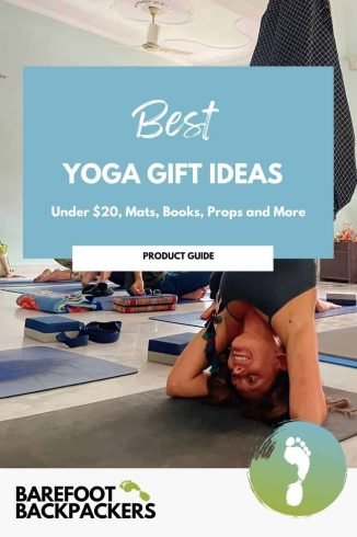 Comfortable woman practicing yoga during a group class in a cozy indoor setting, promoting mindful movement and holistic wellness.