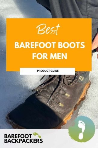Comfortable, durable men's barefoot hiking boots designed for eco-conscious explorers and mindful outdoor adventures.