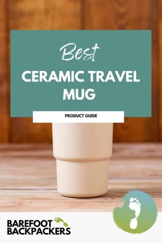 Reusable ceramic travel mug for eco-conscious travelers, perfect for sustainable adventures and mindful, grounded travel experiences.