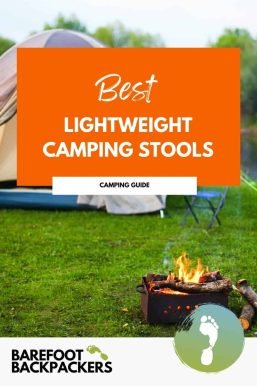 Descriptive, eco-friendly camping stool ideal for mindful backpackers seeking sustainable outdoor seating solutions.