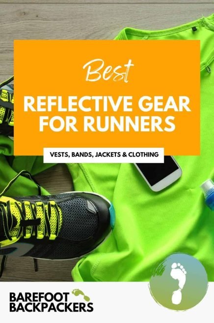 Reflective running gear including vests, jackets, bands, and clothing for safety and visibility during outdoor fitness activities.