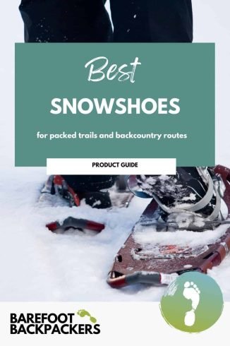Warm snowshoes for winter trekking, perfect for outdoor adventures on snow-covered trails and backcountry routes.
