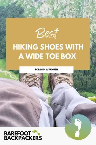 Sustainable hiking shoes with wide toe box for grounded exploration and nature connection. Perfect for mindful adventurers.